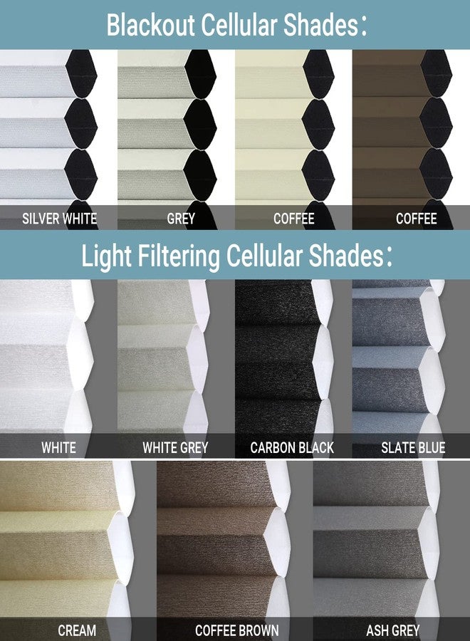 SmartWings Cellular Fabric Samples,100% Blackout & Light Filtering Fabric, Used in Hazel Cellular Shades, Multi-Color - Image 3